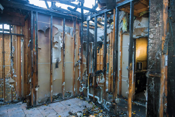 Professional Soot Cleanup technician working in Laurel, VA